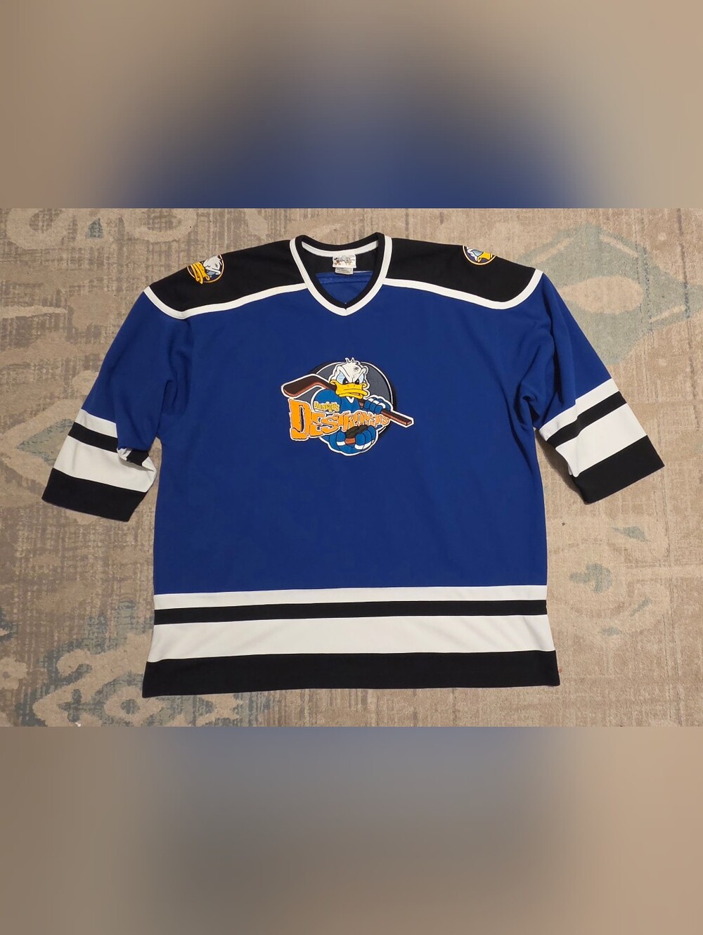 Walt Disney World Vintage Donald Duck Destroyer Jersey. Size XXL. Like New!